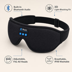 3D Eye Mask Bluetooth 50 Unlimited Music Stereo
